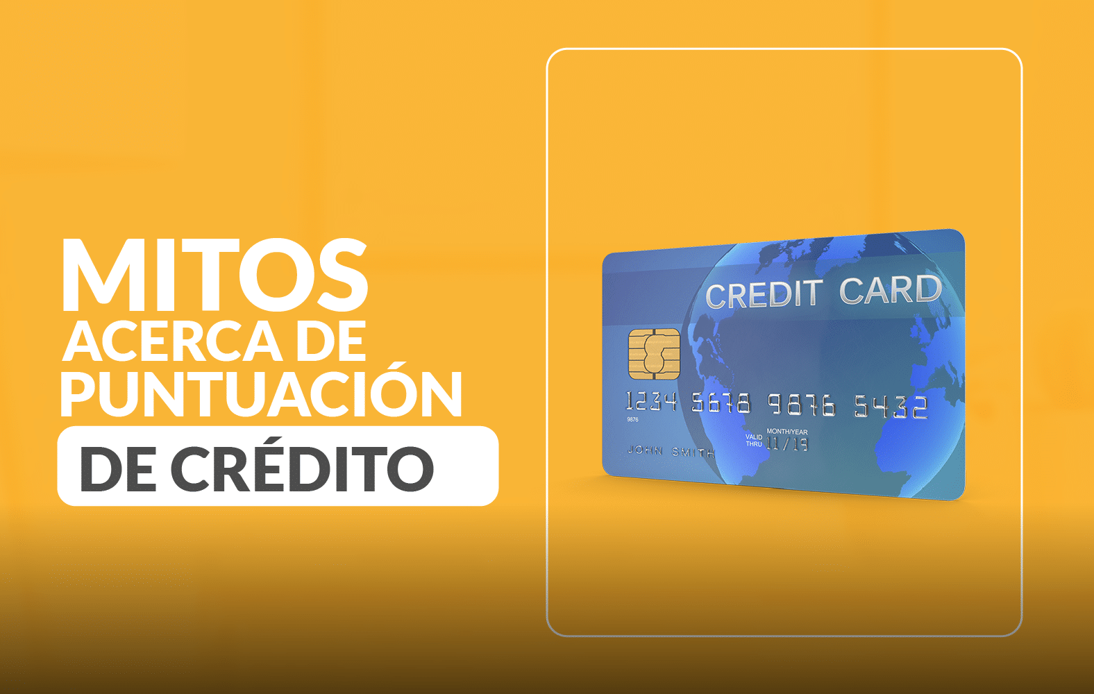 Mitos sobre la puntuación de crédito