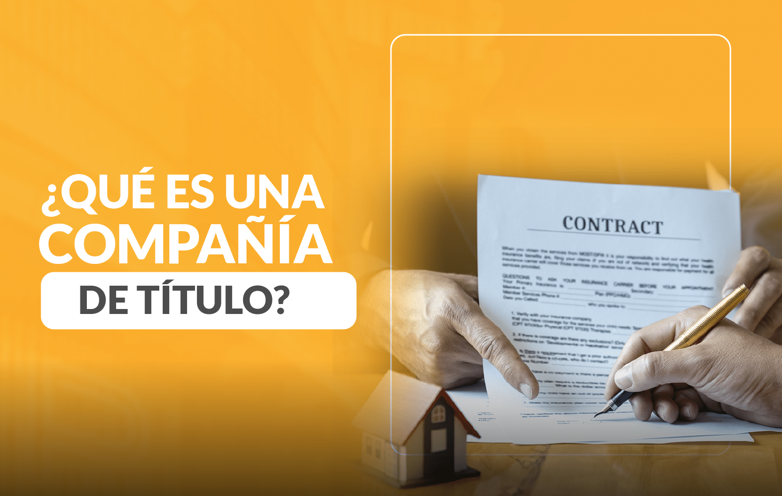 ¿Qué es una Compañía de Títulos?